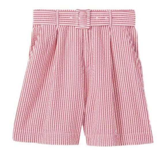 a new day Pants - A New Day High Waist Seersucker Stripe Shorts